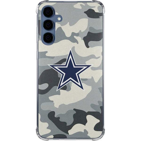 NFL Dallas Cowboys Camo Galaxy A35 5G Clear Case